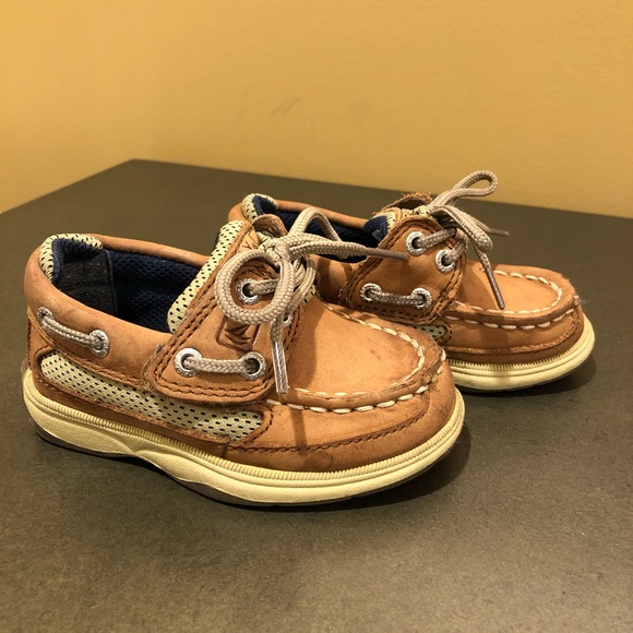 Size 5 toddler Sperry boat shoes - Picture 1 of 3